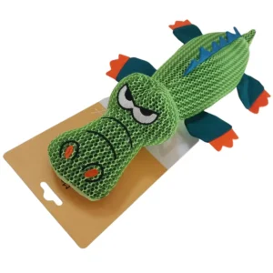 JUGUETE DE TELA PARA MASCOTA COCODRILO