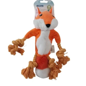 JUGUETE PARA MASCOTA PELUCHE ZORRO